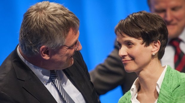 Die AfD-Politiker Jörg Meuthen und Frauke Petry