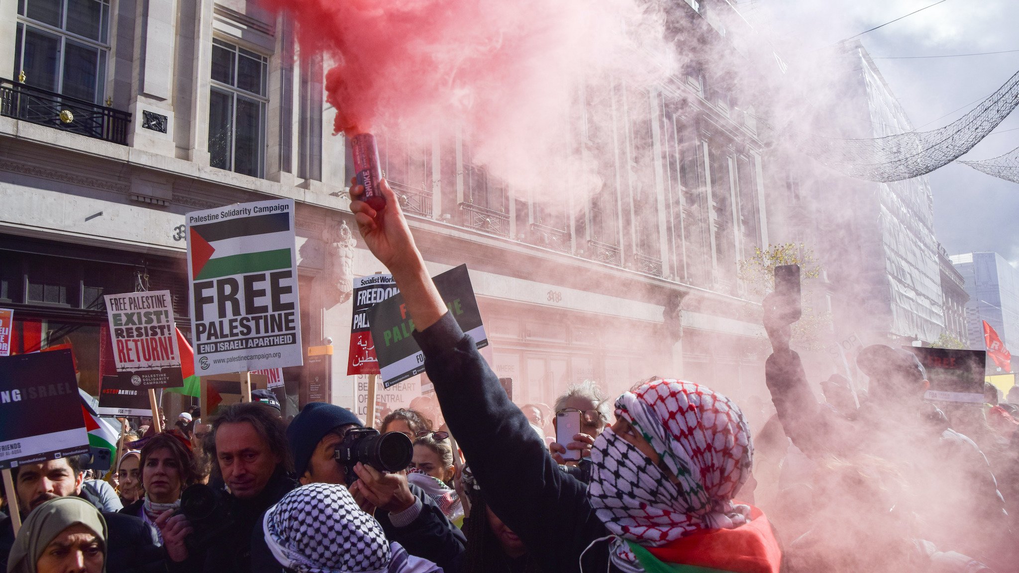 Hamas-Demo in London