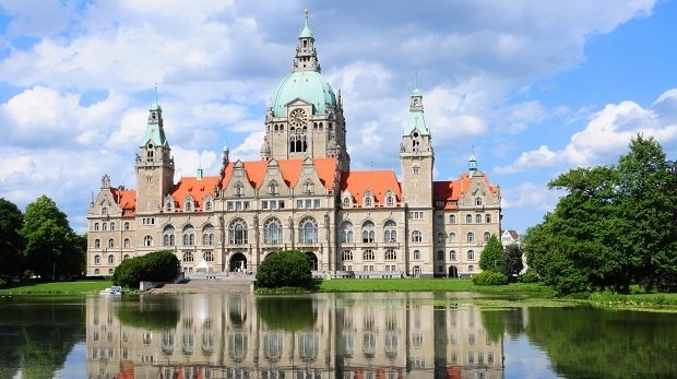 Das Rathaus in Hannover.