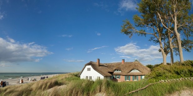 Ein Ferienhaus an der Ostsee
