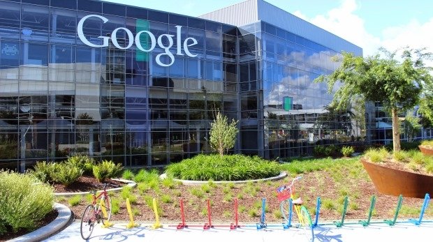 Google-Hauptsitz in Mountain View, Kalifornien