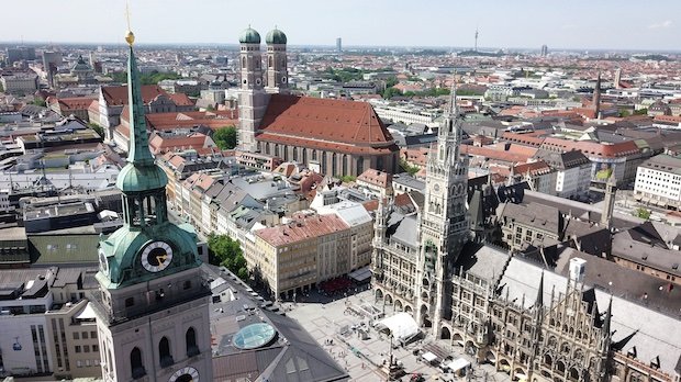 Luftaufnahme von München