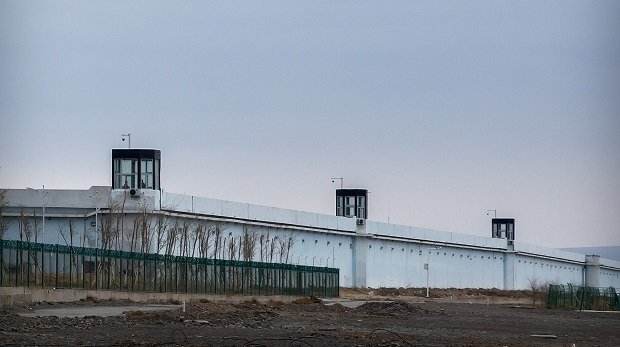 Haftanstalt Urumqi Nr. 3 in Dabancheng in der Uigurischen Autonomen Region Xinjiang im Westen Chinas am 23. April 2021