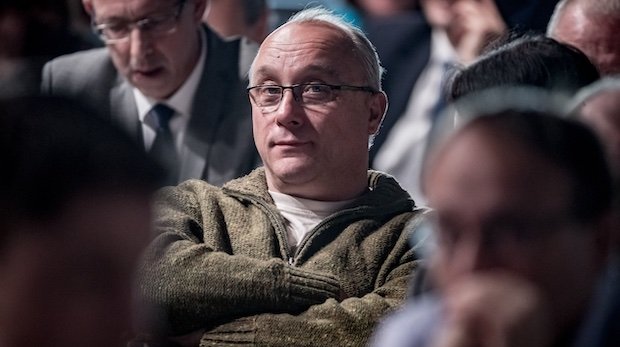 Jens Maier, aufgenommen beim Delegiertenparteitag der AfD zur Wahl der Bewerber zur Europawahl 2019 am 17.11.2018 in Magdeburg