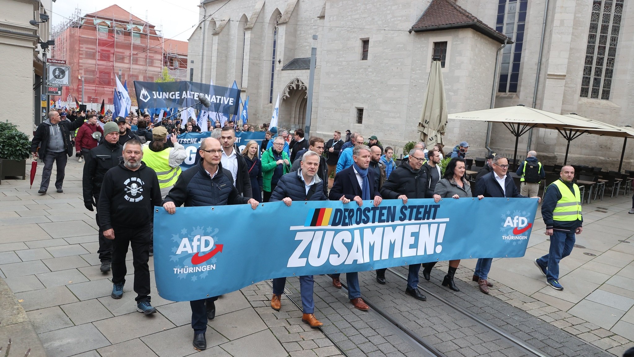AfD-Demonstration "Der Osten steht zusammen" in Thüringen