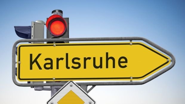 Weg nach Karlsruhe (Symbol)