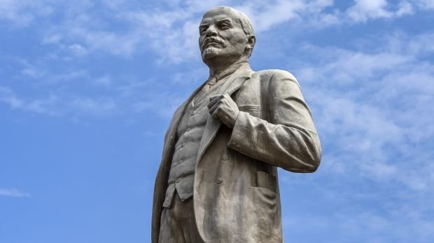 Lenin-Statue (Symbol)