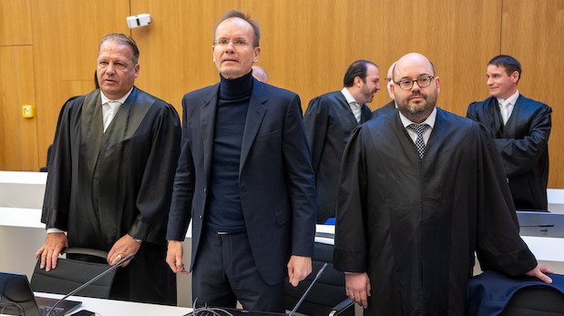 Markus Braun (M), Alfred Dierlamm (l) und Nico Werning (r).