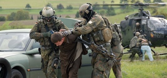 Das Kommando Spezialkräfte (KSK) der Bundeswehr beim Einsatztraining