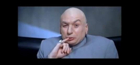 "Dr. Evil" fordert im Film "Austin Powers" 100 Billion Dollar