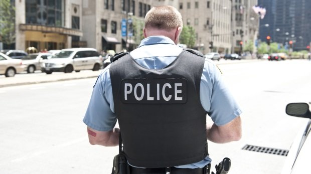 Polizeibeamter in den USA