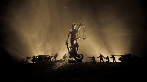 Justiz und Krieg (Symbol)