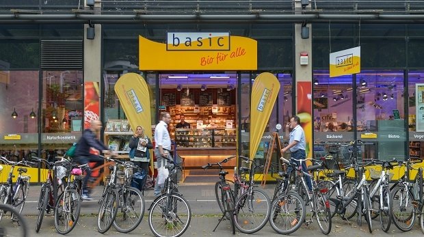 "Basic" Bio-Supermarkt am 19.06.2018 in der Venloer Straße in Köln.