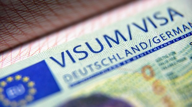 Ein Visum für Deutschland (Symbolbild)