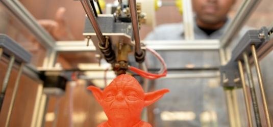3D-Druck der Star Wars Figur "Yoda"