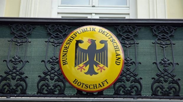 Wappen, deutsche Botschaft