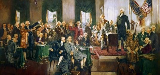 Die Unterzeichnung der Verfassung der Vereinigten Staaten (Howard Chandler Christy)