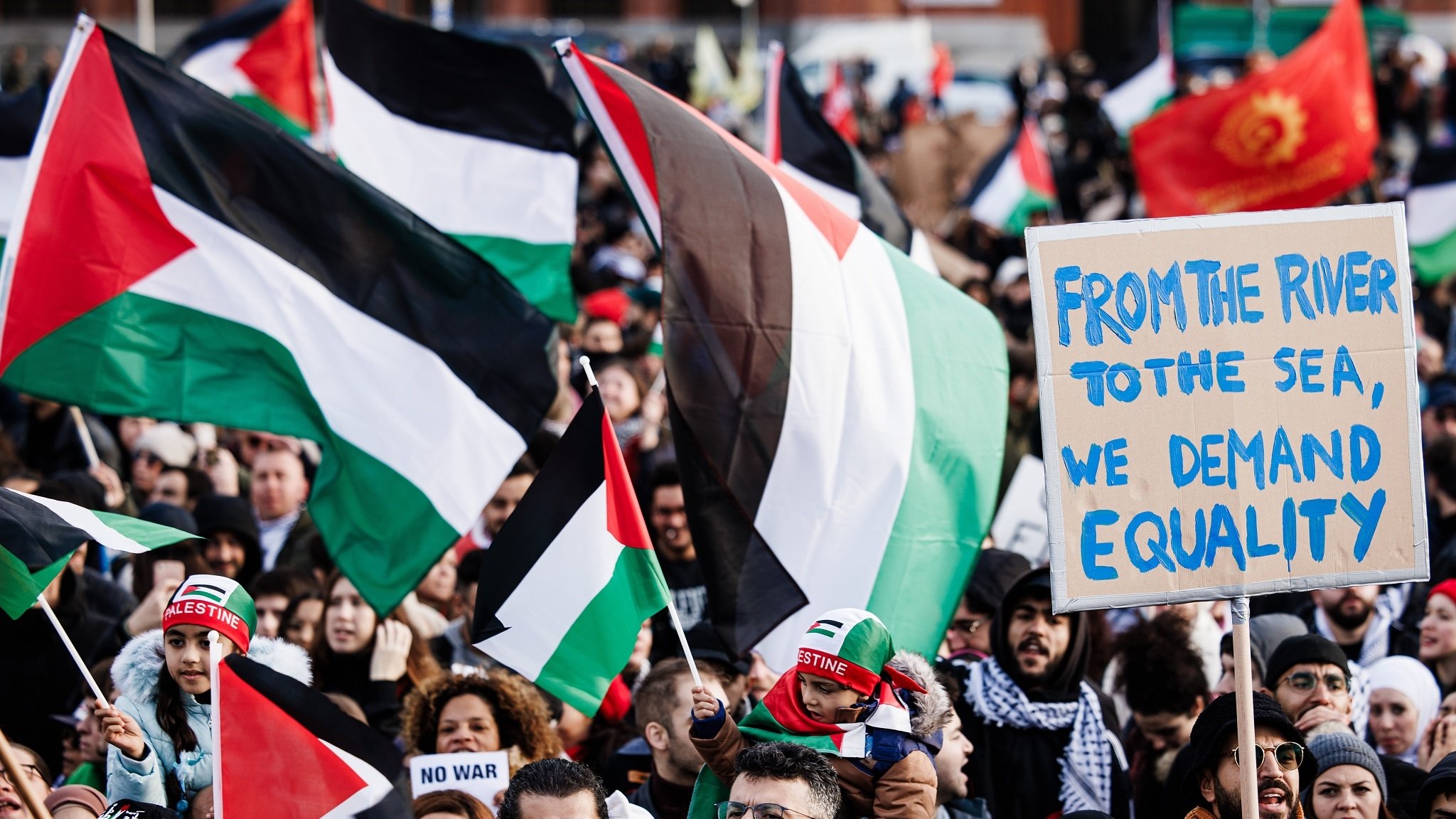 Propalästinensische Demo am 4. November 2023 in Berlin