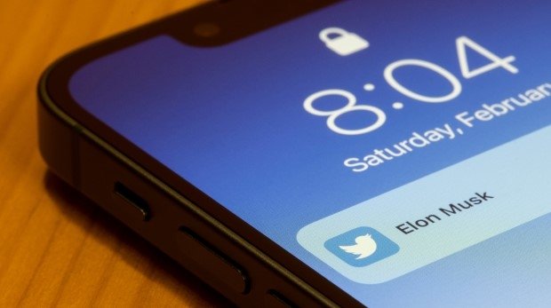 Twitter-App auf einem Smartphone