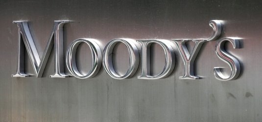 Firmenlogo der Ratingagentur Moody's in New York