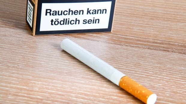 Zigarettenpackung "Rauchen kann tödlich sein"