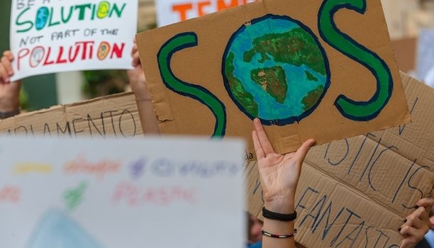 Ein Klimaprotest