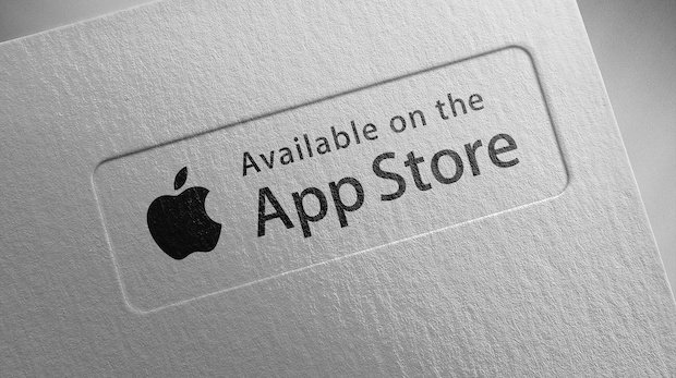 App Store Logo Textur Papier