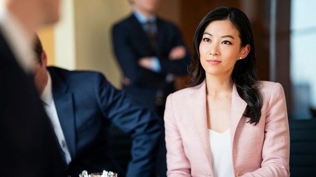 Anwältin Ingrid Yun in der Netflix-Serie Partner Track