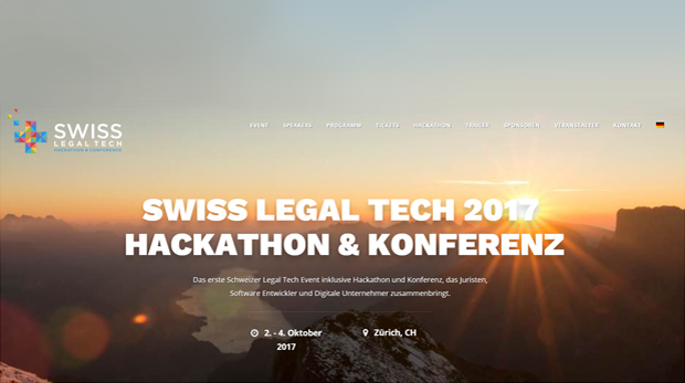 Swiss Legal Tech 2017 - Hackathon & Konferenz
