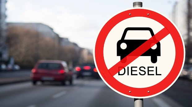 Verkehrsschild Diesel-Fahrverbot