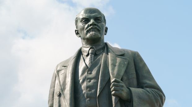 Lenin-Statue (Symbol)