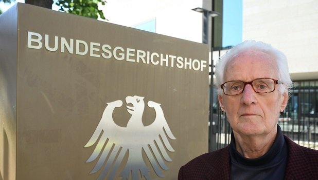 Der klagende Bonner Jude Michael Düllmann vor dem BGH