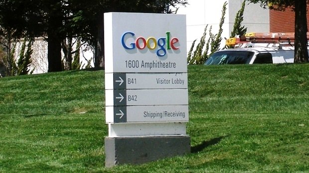 Wegweiser auf dem Google-Geländekomplex