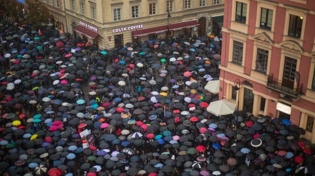 Protest in Polen