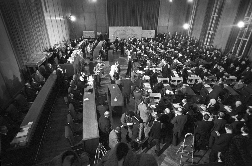 Auschwitz Prozess in Frankfurt 1963