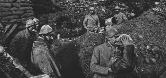 Schützengraben bei Verdun
