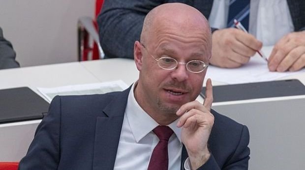 Andreas Kalbitz im Landtag Brandenburg