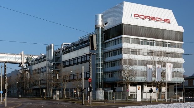 Die Porsche-Zentrale in Stuttgart