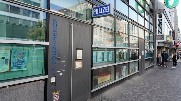 Das 1. Polizeirevier in Frankfurt