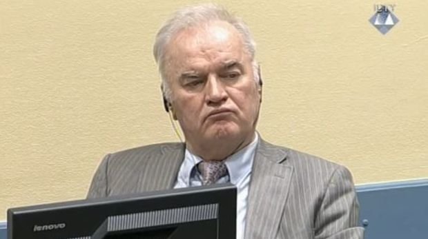 Ratko Mladic 2017 vor dem UN-Kriegsverbrechertribunal