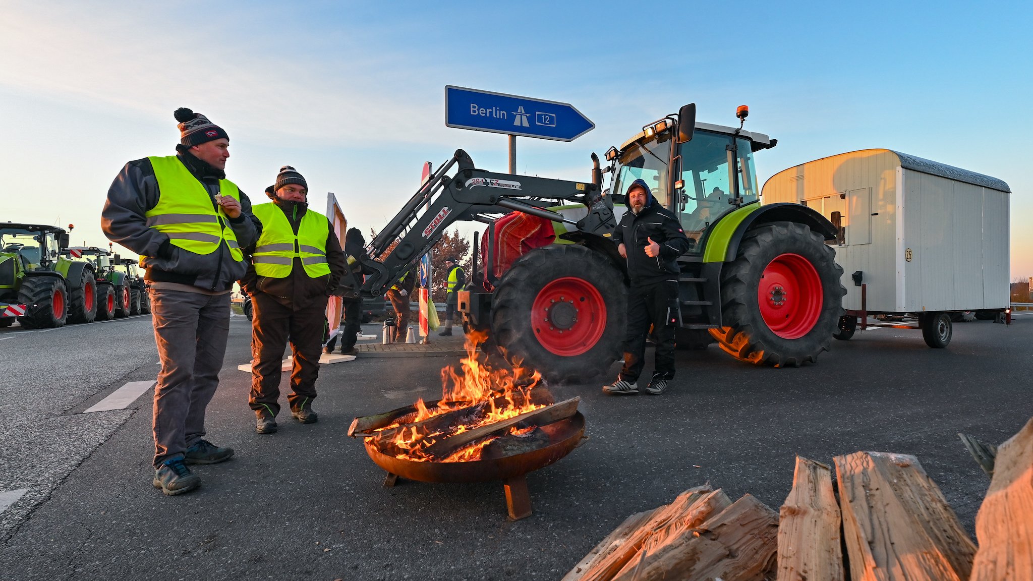 Bauernproteste in Brandenburg