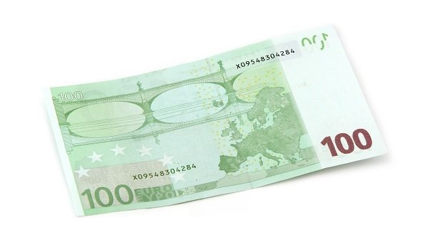 Ein 100-Euro- Schein