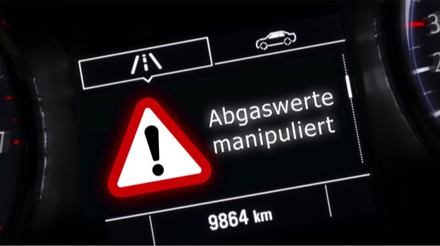 Warnmeldung im Auto
