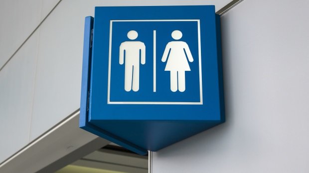 Toilettenschild (Symbolbild)