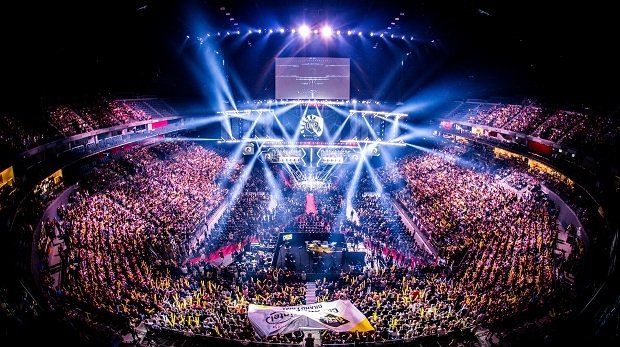 Die "ESL One Cologne" in der Kölner Lanxess-Arena 2019; die Teilnehmer kämpften um ein Millionenpreisgeld