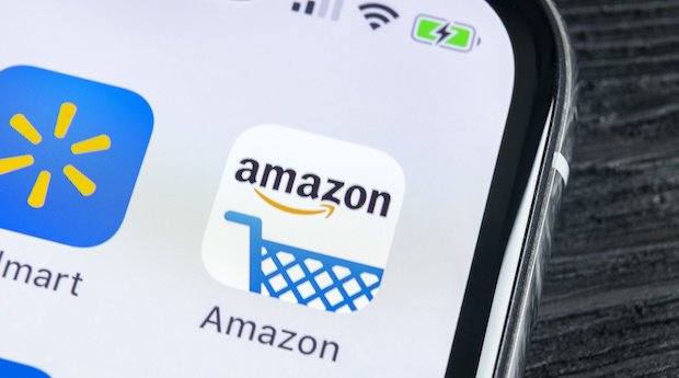 Die Amazon App auf einem Smartphone