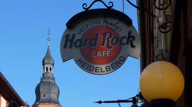 Eingangsschild Cafe Heidelberg