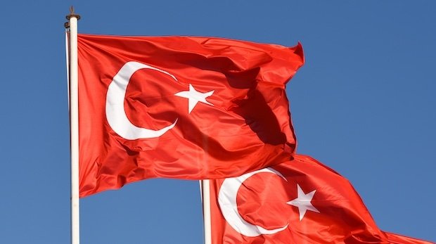 Türkische Flaggen