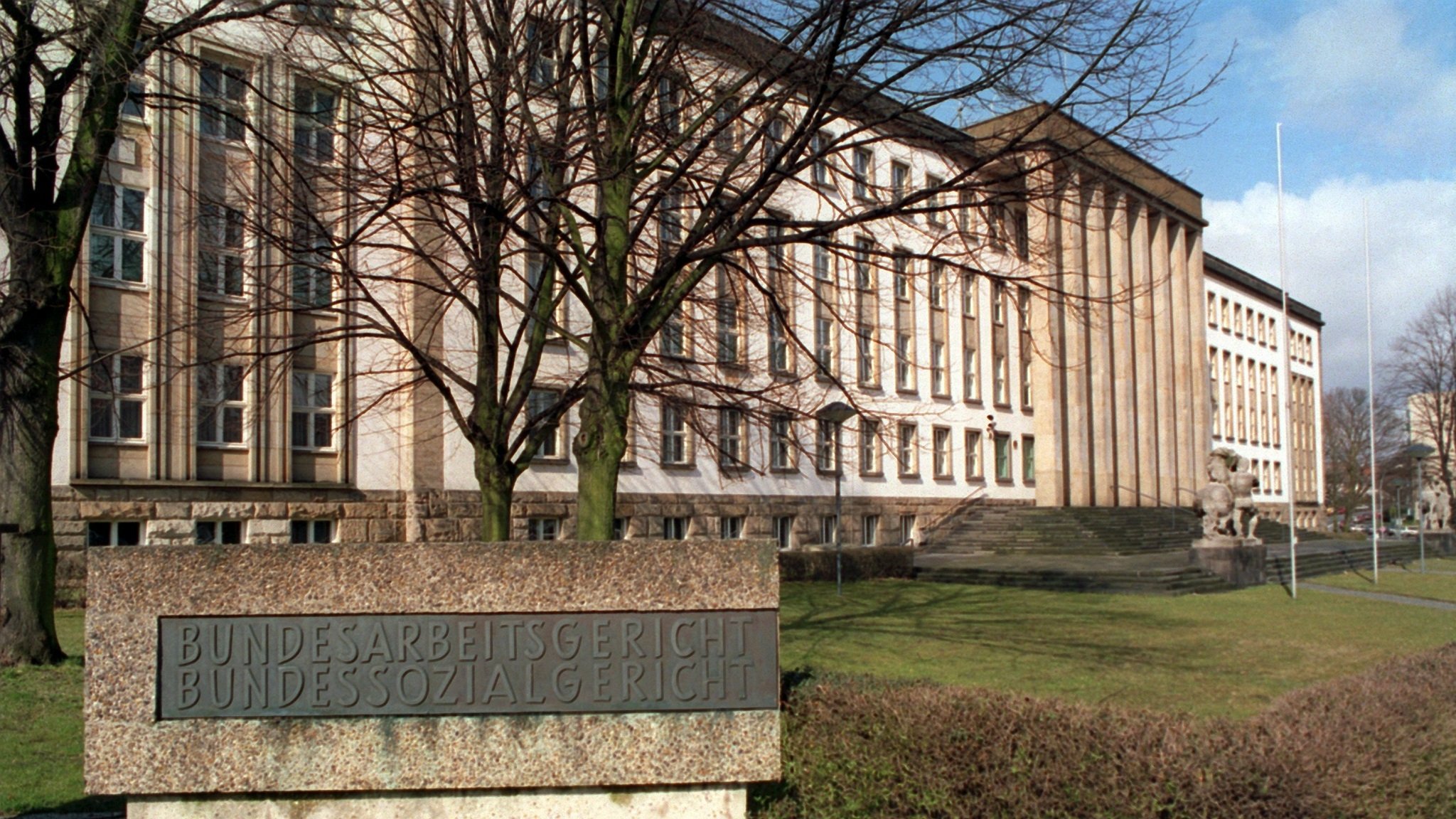 Bundesarbeitsgericht und Bundessozialgericht am 21.03.1995, damals beide noch in Kassel.