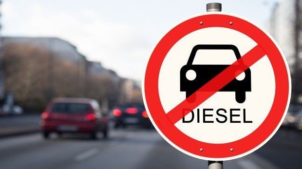 Verkehrszeichen: Dieselfahrverbot